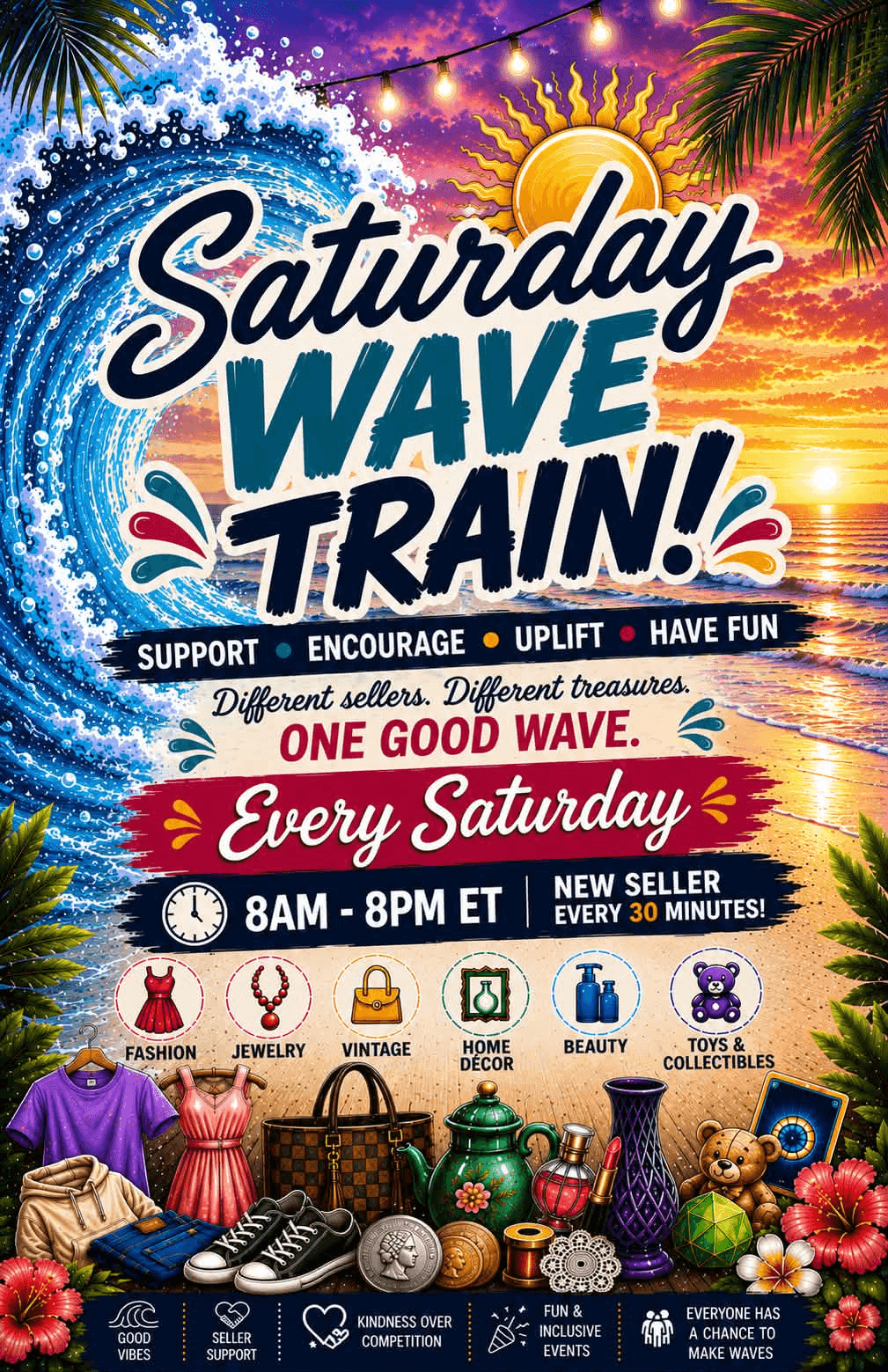 🌊 Saturday Wave Train