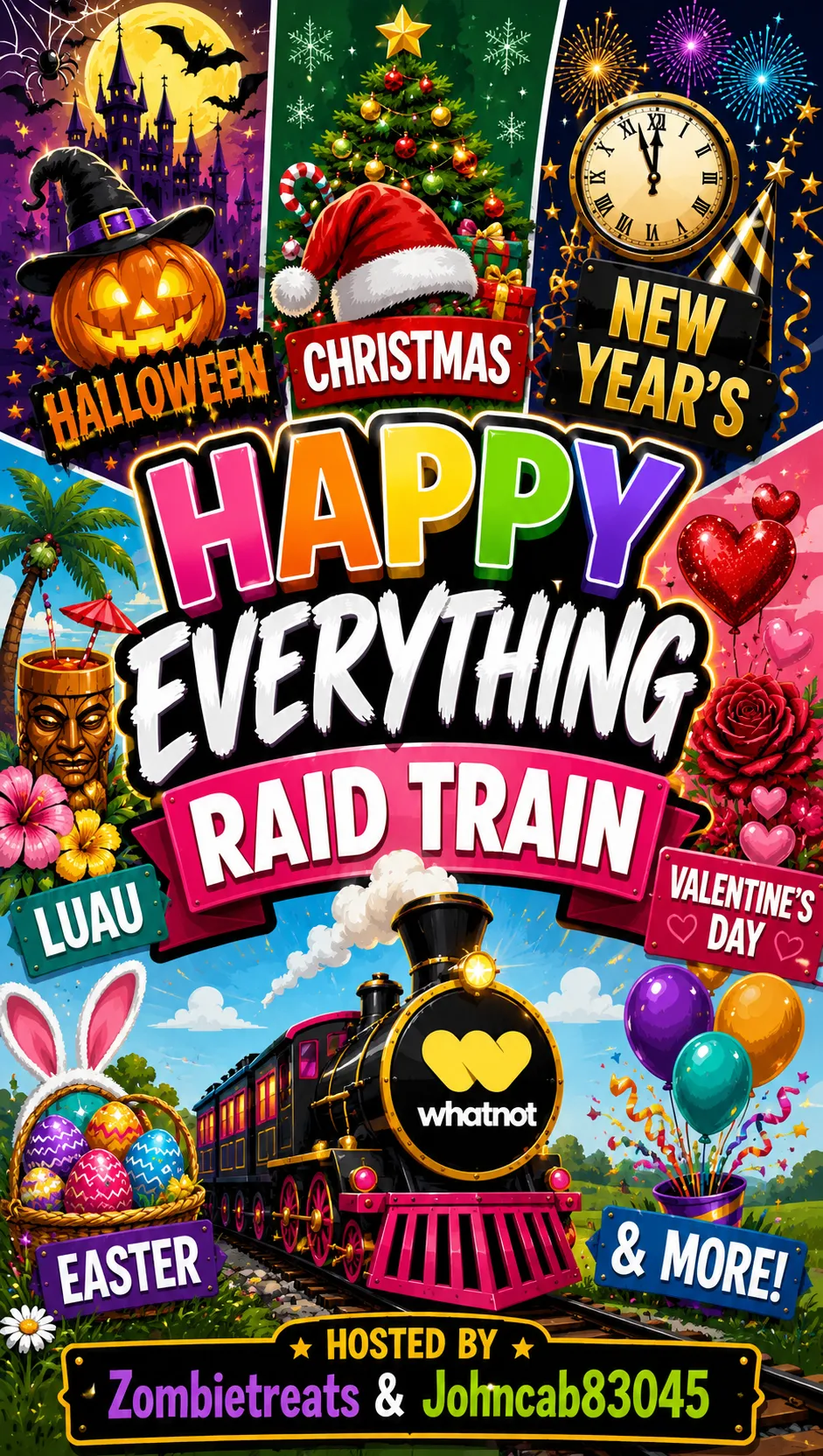 Happy Everything Raid Train
