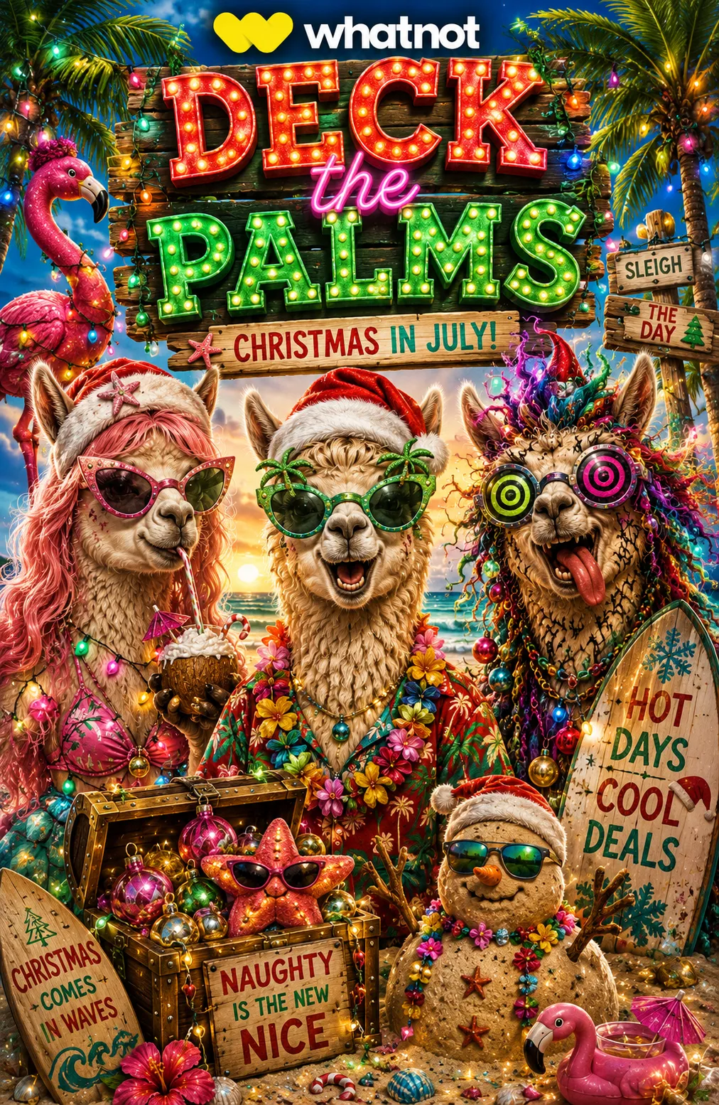 No Drama Llama: Bahama Llama Christmas