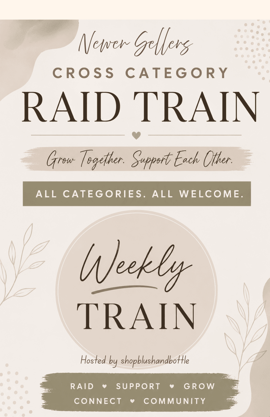 💗 NEWER SELLER GLOW-UP RAID TRAIN 💗