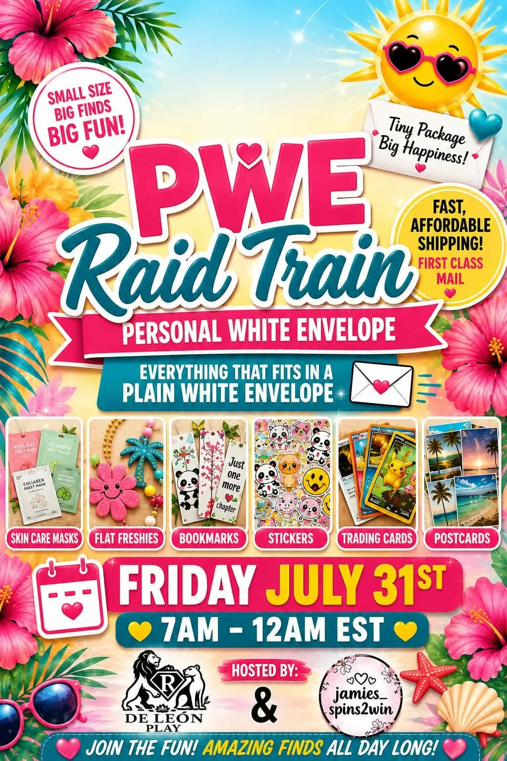 🚀PWE and ME…💌Plain White Envelope Raid Train