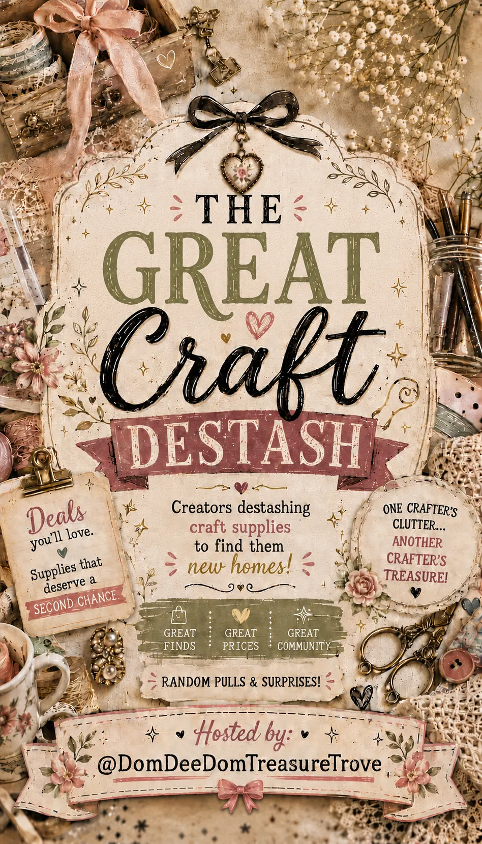 ✨🧵 The Great Craft Destash 🧵✨