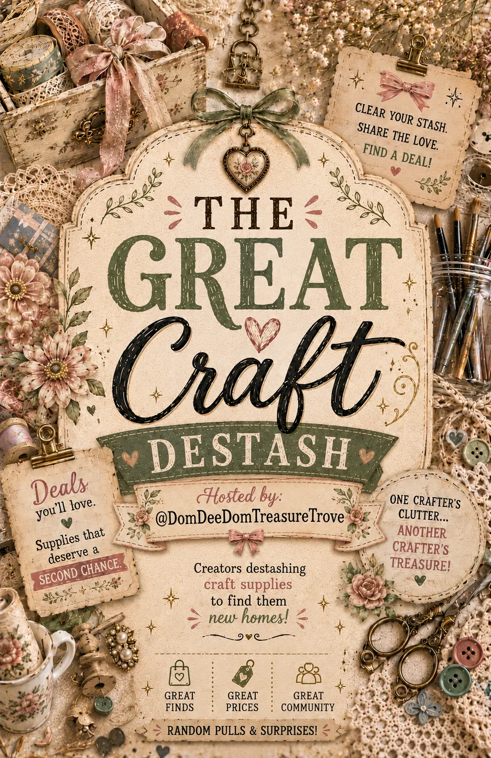 ✨🧵 The Great Craft Destash 🧵✨