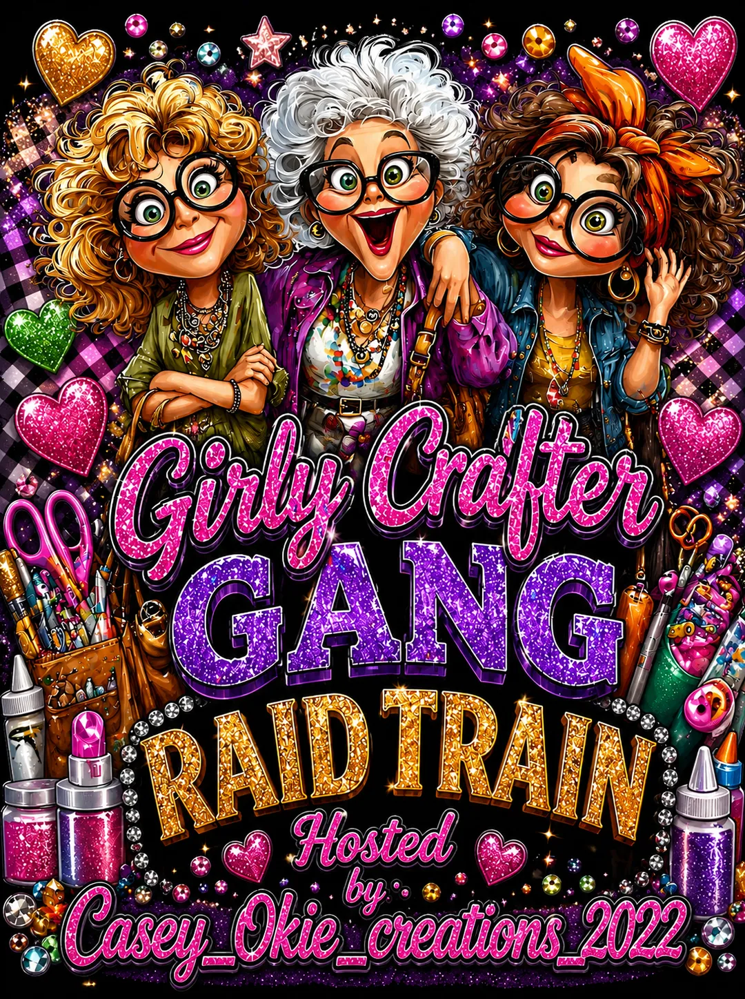 Girly Crafter Gang Raid Train