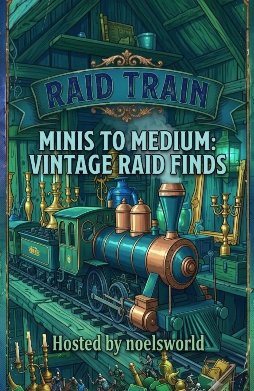 Minis to Medium Vintage Finds Raid Train