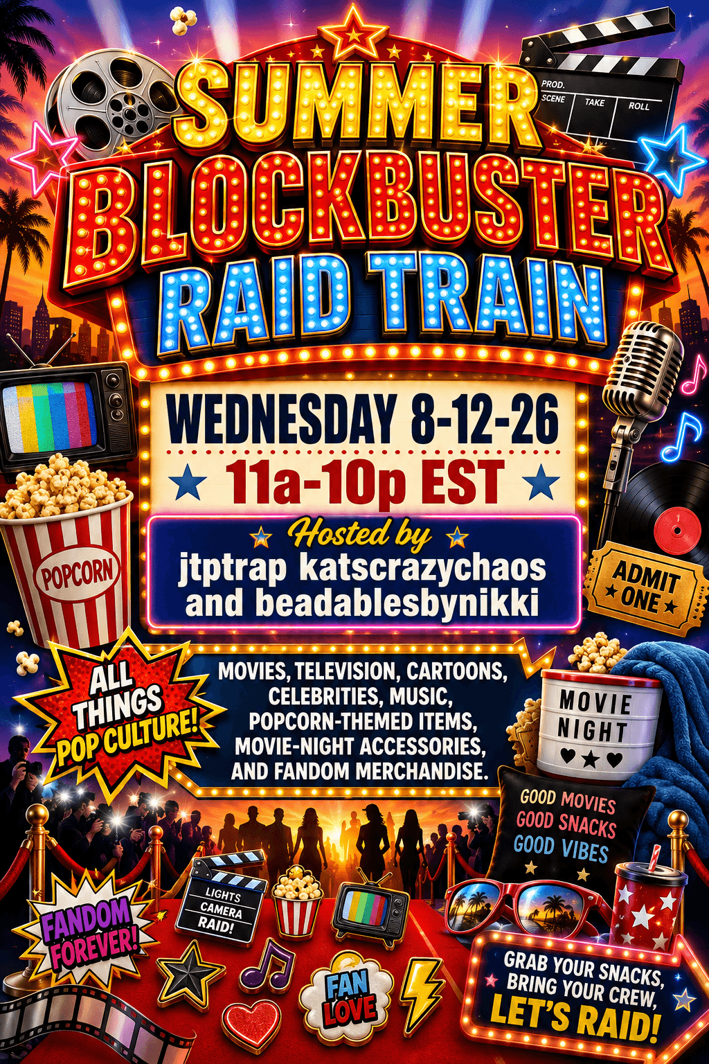 Summer Blockbuster Raid Train!!!