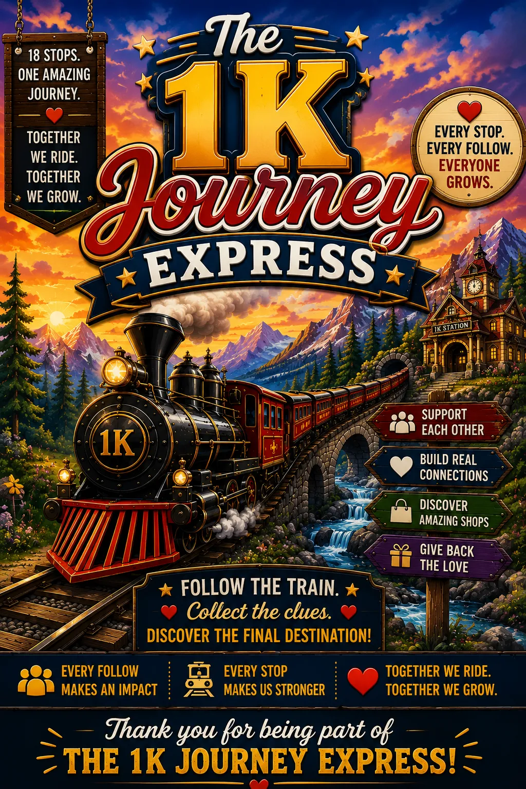 🚂 The 1K Journey Express
